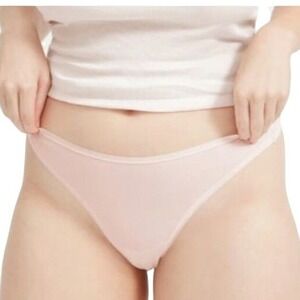 NWT 4-pack Everlane‎ The Thong Pale Pink Supima Cotton Underwear XXS Panties